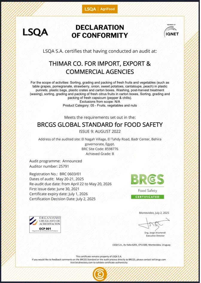 BRCGS Food Safety